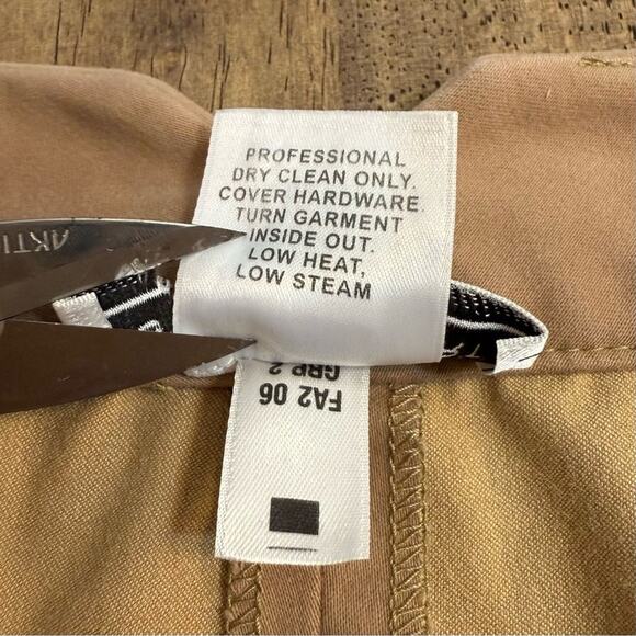 St John Sport Women’s Straight Leg Ankle Length Trouser Pant Tan Khaki Size 8 - Picture 10 of 11